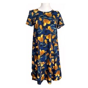 LuLaRoe Carly Tulips Dress Size XS